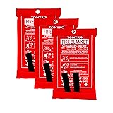Tonyko Fiberglass Fire Blanket for Emergency