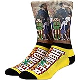 Bioworld Hunter X Hunter Characters & Logo Men's Crew Socks