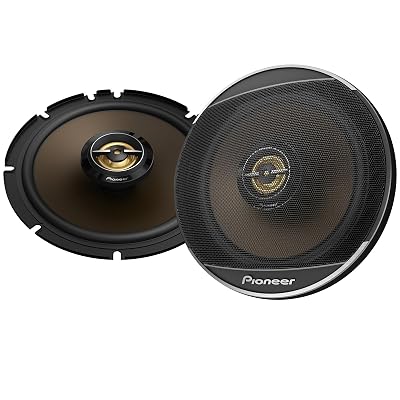 PIONEER A-Series MAX TS-A653FH 6.5” 2-Way Speakers (Pair) – 340W Max, Balanced Sound + Smooth Treble, Enhanced Bass, Ideal Factory Upgrade, Installation Adaptors Included