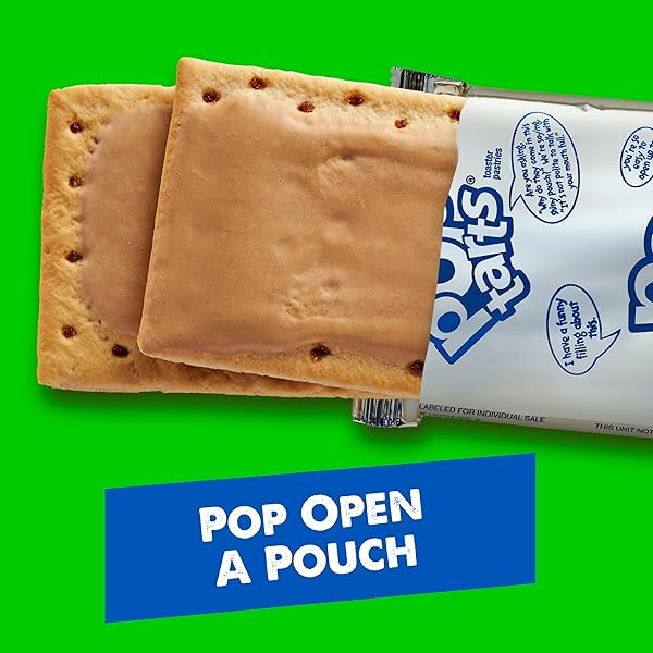 POP-TARTS TOASTER PASTRIES, BREAKFAST FOODS, KIDS SNACKS, FROSTED BROWN SUGAR CINNAMON, 20.3OZ BOX (12 POP-TARTS)