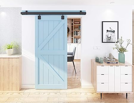 Amazon Com Diyhd M0083 8ft Box Rail Heavy Duty Steel Sliding Barn