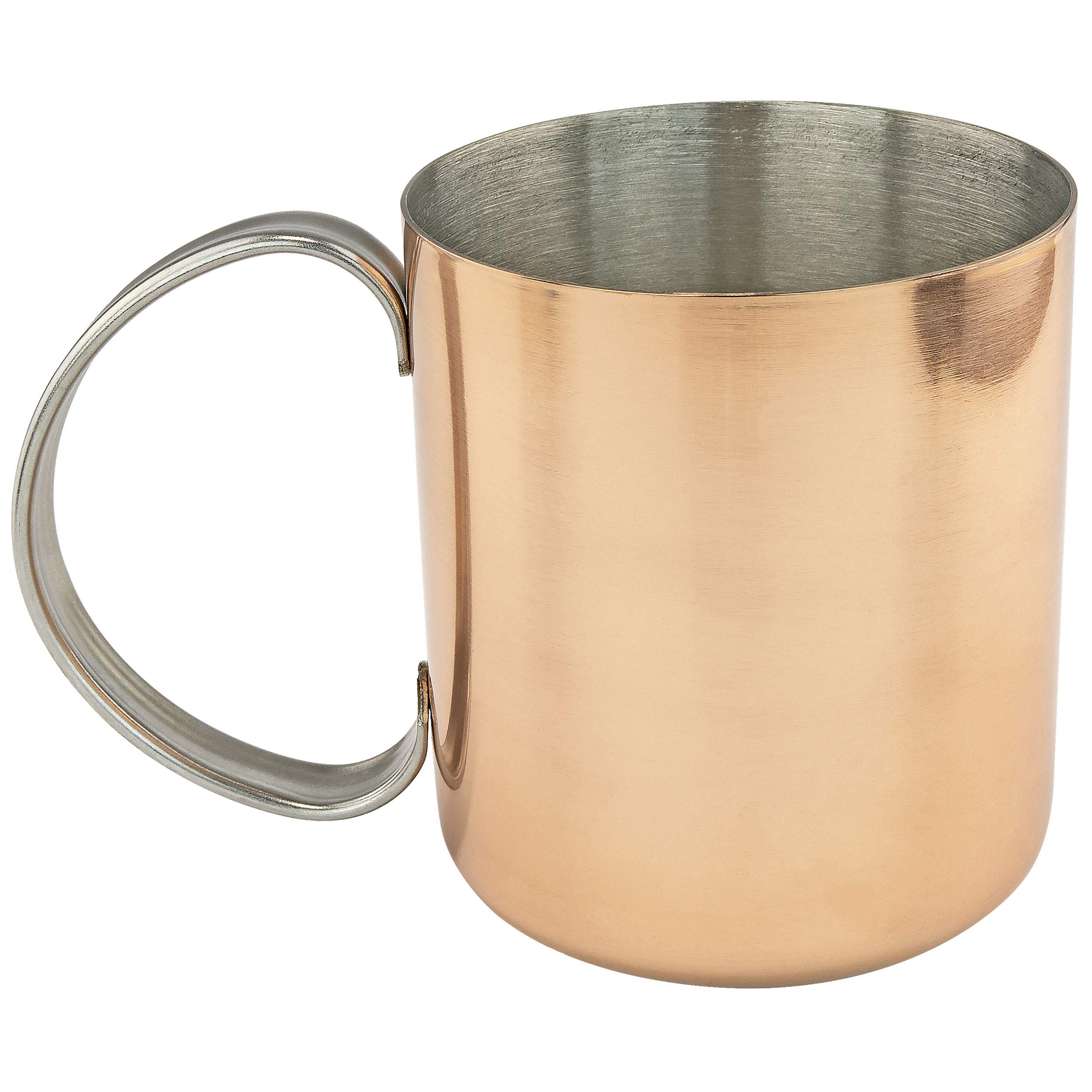 Southern Homewares Copper Mug for Moscow Mules - 12-Ounce Copper-Clad Stainless Novelty Cup