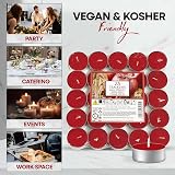 Price's Petali Apple Spice Tealights 25 Pack 4 Hour Burn Time view 4