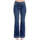 Judy Blue Women's High-Rise Trouser Flare Jeans