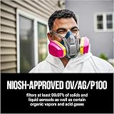 3M 60923HB1-C OV/AG/P100 Replacement Multi-Purpose Respirator Cartridges view 3