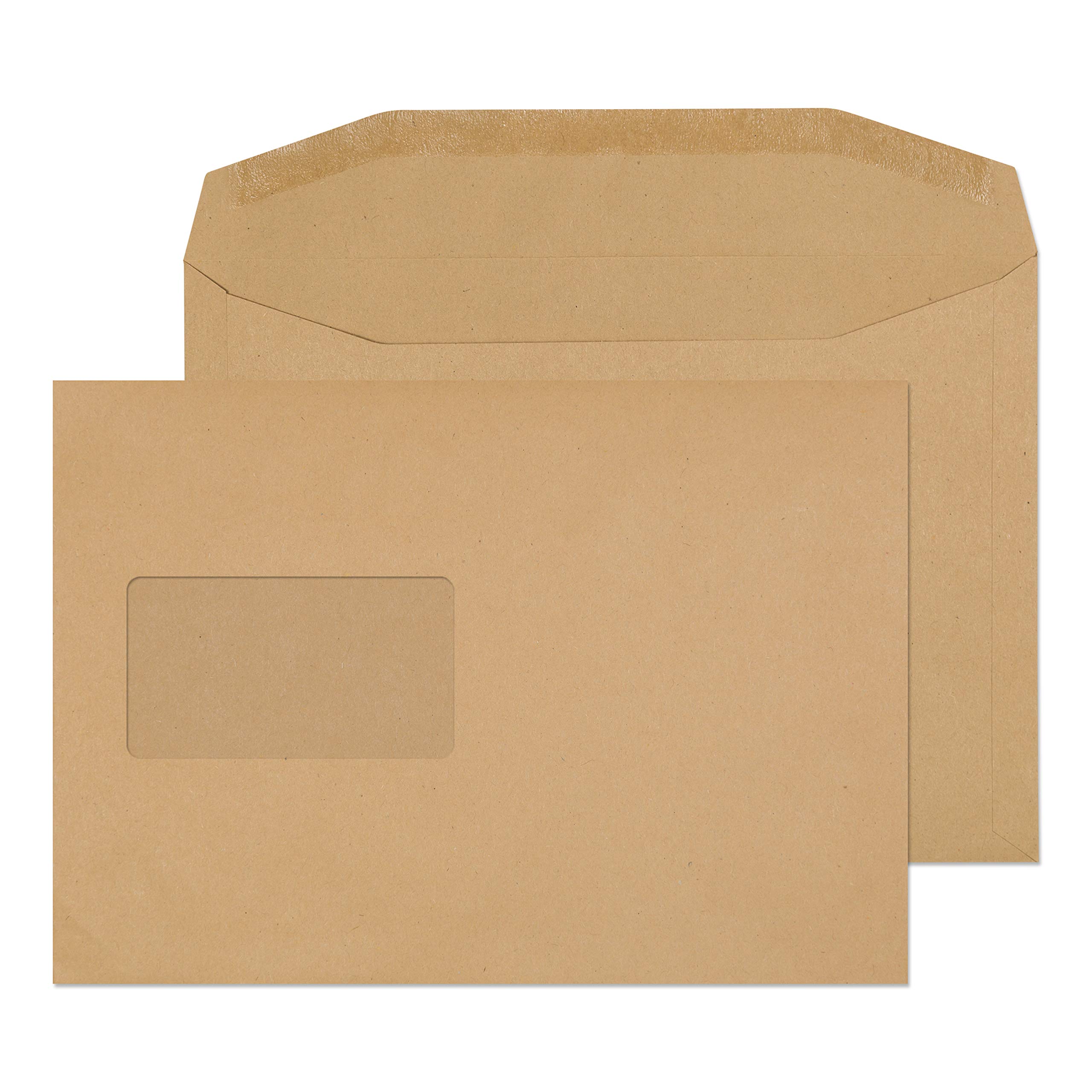 Blake Purely Everyday C5 162 x 229 mm 80 gsm Manilla Gummed Mailer CBC Window Envelopes (1802CBC) - Pack of 500
