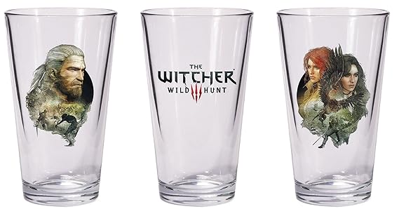Dark Horse Deluxe der Witcher 3 Wild Hunt Geralt & Triss mit yennefer Pint Glas Set
