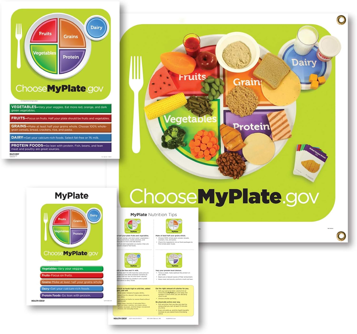 Amazon Com Myplate Banner Set Health Personal Care