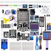 ELEGOO ESP-32 Super Starter Kit with Tutorial Compatible with Arduino IDE | Development Board, USB-C Dual Core Microcontroller Support AP/STA/AP+STA, CP2102 Chip, WiFi, Bluetooth, 200+ parts for IoT