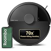 iRobot Roomba 105X Robot Vacuum, Smart LiDAR Mapping, 70X Power‑Lifting Suction, Custom Room Cleaning, App & Voice Control, A
