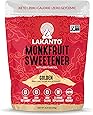 Lakanto Monkfruit Sweetener - 1:1 Raw Cane Sugar Substitute, Zero Calorie, Keto Diet Friendly, Zero Net Carbs, Zero Glycemic, Baking, Extract, Sugar Replacement (Golden - 8.29 ounces)