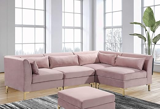 Amazon Com Iconic Home Girardi Modular Chaise Sectional Sofa