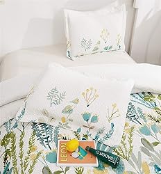 Ycosy Flower Bedspread Set King Size Bedding Set