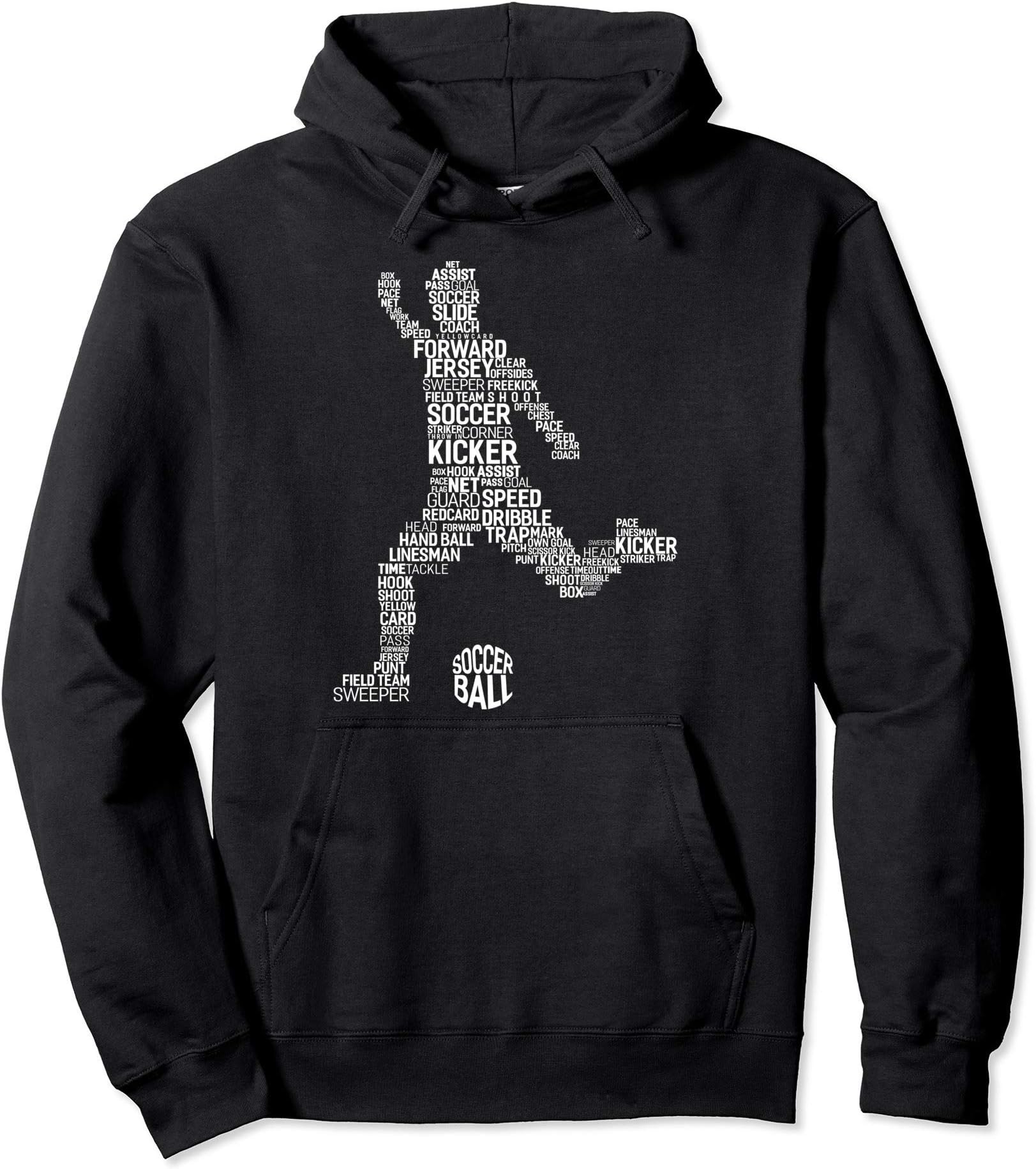 Soccer Hoodie, Soccer Hoodies for Boys, Sports HooSoccer Player Pullover - Fan Hoodie with Pullover DesignOEKO-TEX STANDARD 100