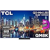 TCL 75 Inch Class QM8K Series | Mini LED QLED 4K HDR | 75QM8K, 2025 Model | 120HZ-144HZ Anti Reflective Wide Angle Screen Sma