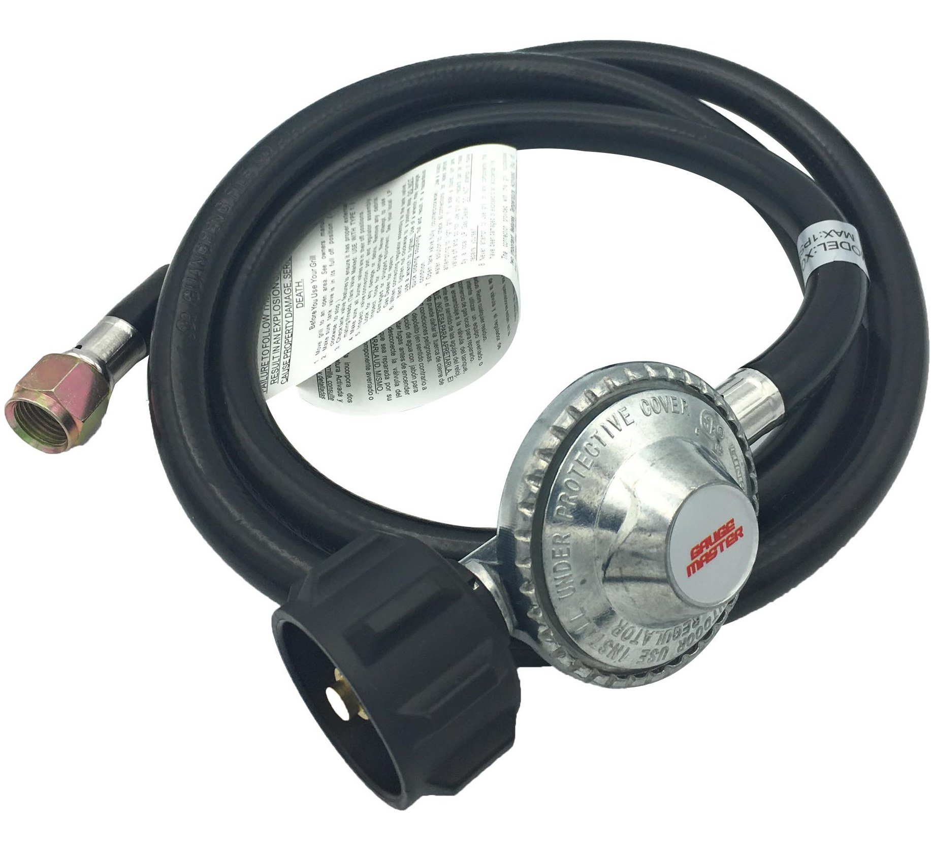 Buy Gauge Master Premium 5 Foot Universal QCC1 Low Pressure LP Propane Regulator BBQ Grill
