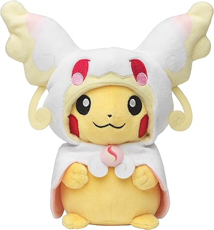 Amazon ポケモンセンターオリジナル ぬいぐるみ メガタブンネのポンチョを着たピカチュウ ぬいぐるみ おもちゃ