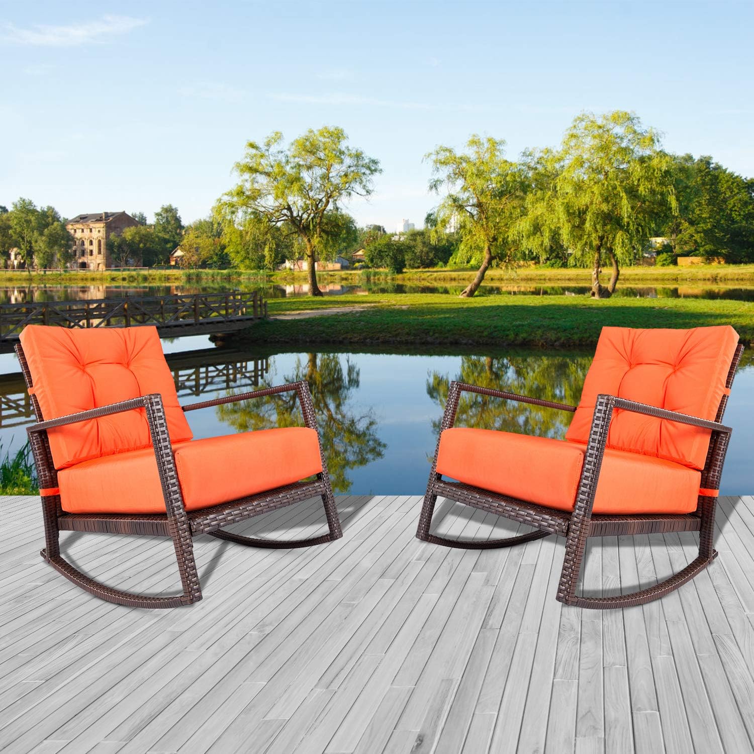 Best outdoor rocking chair metal frame