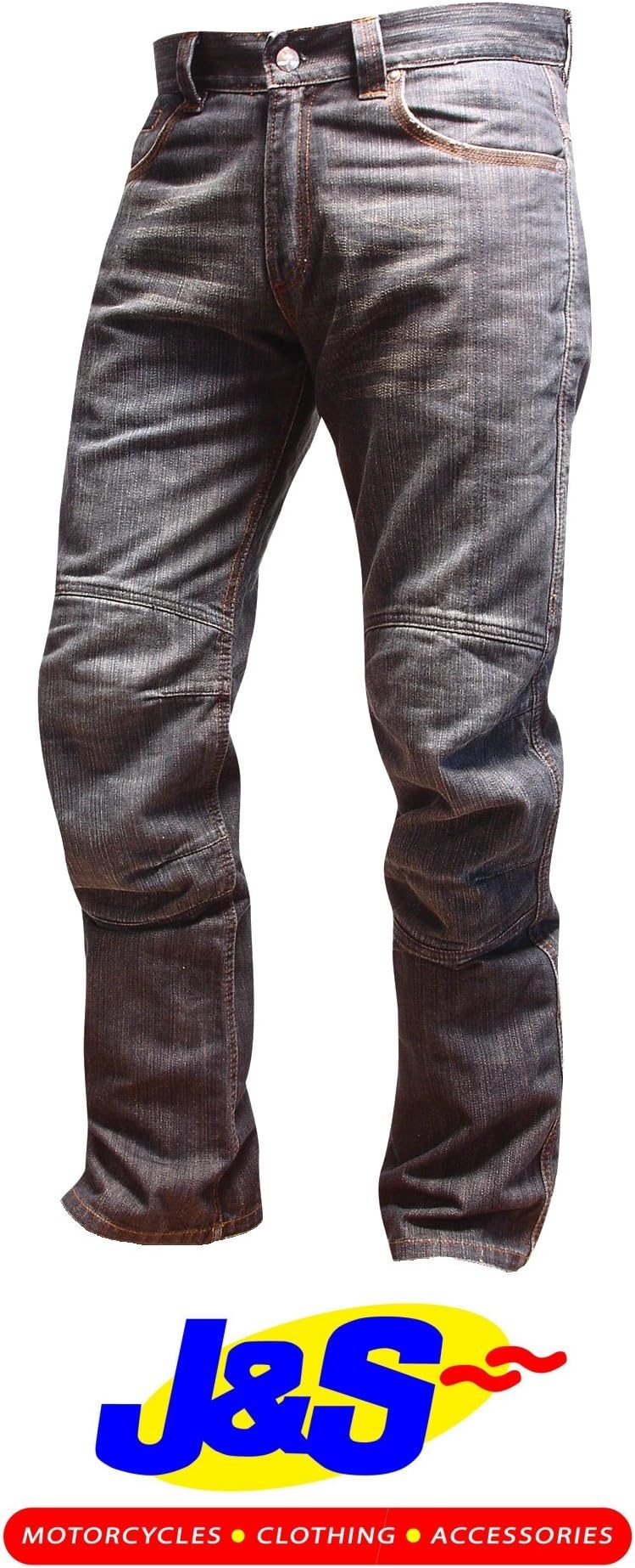 SuperSliderz OXFORD SS1 WORKMAN DENIM JEANS KEVLAR MOTORCYCLE PANTS MOTORBIKE TROUSERS BLUE J&S
