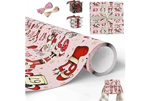 67 Wrapping Paper Christmas Gift Wrap, 20in Wide Kids Funny 67 Wrapping Paper, Unique Meme Holiday Gift Wrap Paper Roll, Birt