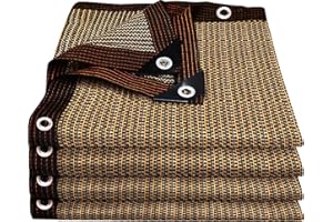 QHAIYYBF Shade Cloth for Garden,80% Mesh Tarp with Grommets Shade Cloth for Greenhouse,Patio,Vegetables,Plants Cover and Chicken Coops,Coffee Shade Net for Outdoor Garden