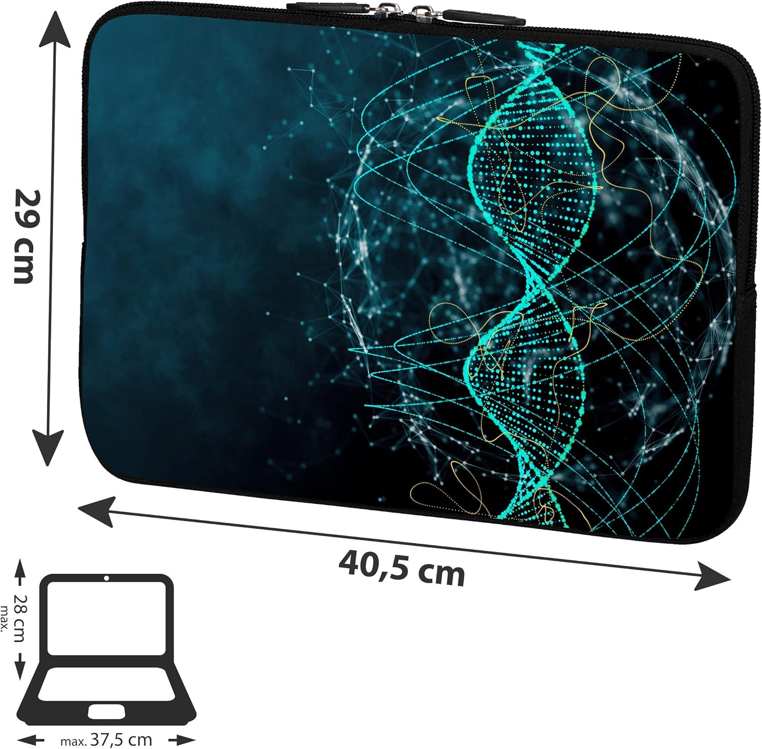 PEDEA Design protective case 15.6 inch DNA Strings, 15,6 Zoll - Image 3