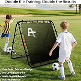 Amazing Tour Adjustable Football Rebounder Net – Double-Sided Soccer Training view 2