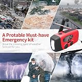 SOLARBABY Wind Up Solar Radio AM FM 2000mAh Power Bank LED Torch Emergency Crank view 3