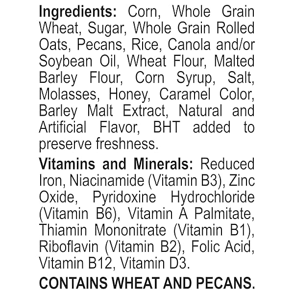 HONEY BUNCHES OF OATS MAPLE AND PECANS BREAKFAST CEREAL, MADE WITH GRANOLA CLUSTERS, 12 OZ BOX