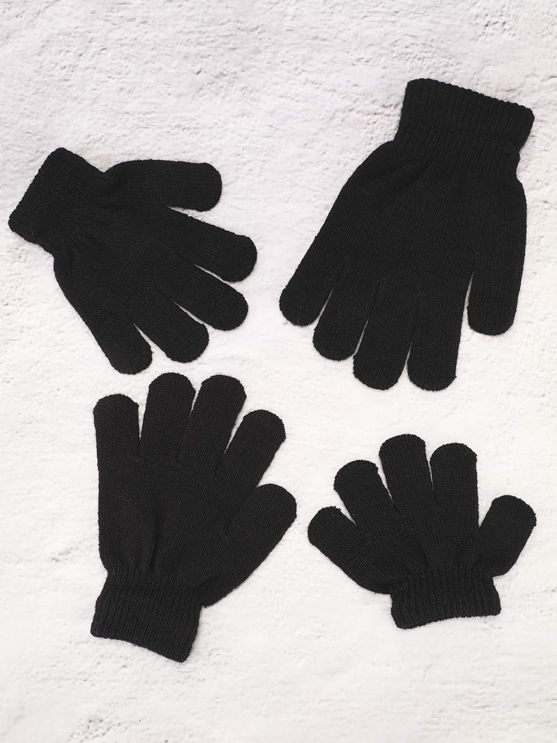 Pangda 12 Pairs Child Gloves Kids Winter Gloves Knitted Gloves for Kids Boys Girls Winter Using: Clothing