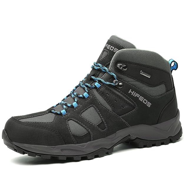HIFEOS Wanderschuhe Herren Rutschfeste Trekkingschuhe Maenner Bequeme Trekkingschuhe Herren Leichte Wanderschuhe Herren Wasse