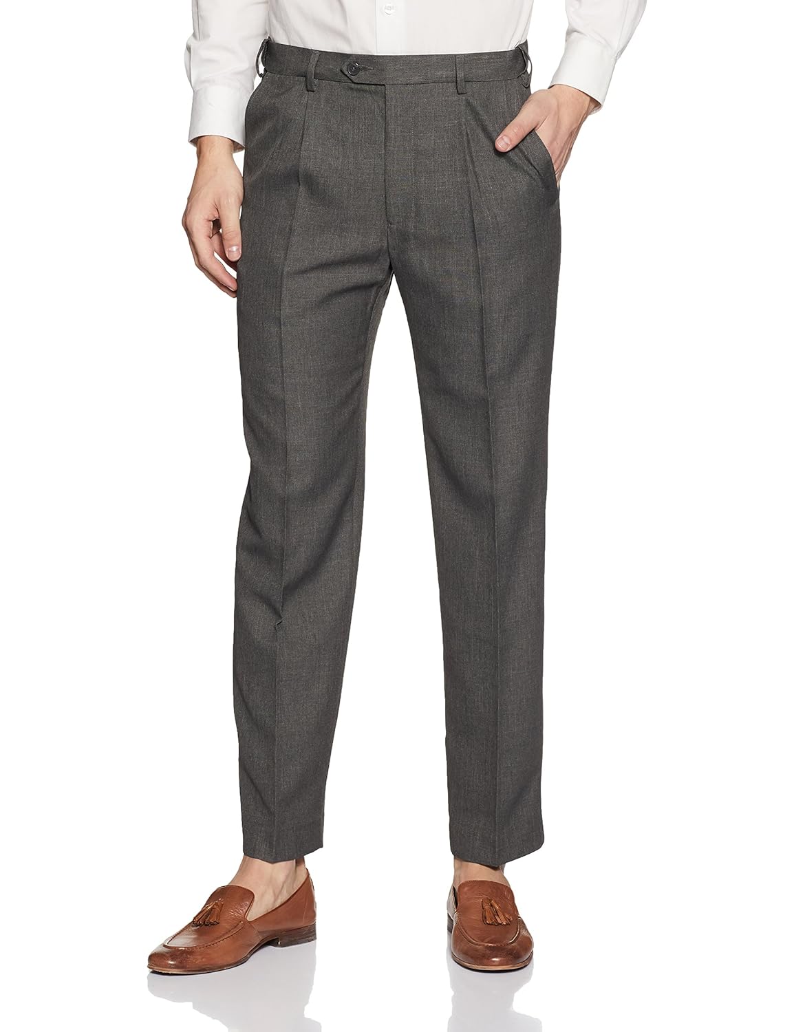 marks & spencer men's slim formal trousers