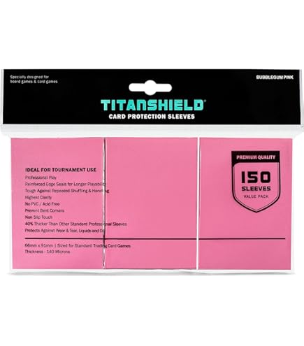 Amazon.com: BCW Deck Guard - Double Matte Card Sleeves | 500 Count Box (10  Packs of 50 Sleeves) |Acid-Free, No PVC | Fits 2.5