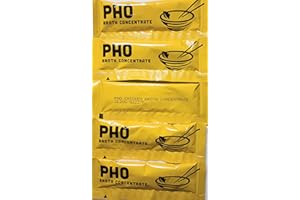 JMA Shop Savory Choice Pho Liquid Broth Concentrate, Chicken (16 packets, 15g each)