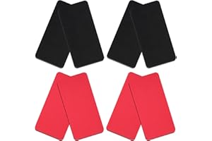 Bylion 8 Pcs Snowboard Shin Pads Guards Protector Foam Pads for Sports Ski, 2 Sizes Shin Pads Foam Padded Ski Boot Liner, Leg and Foot Friction Shin Bang Protection for Skiing Snowboarding