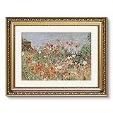 ARPEOTCY Vintage Gold Framed Wall Art, Retro Garden