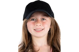 Funky Junque Kids Toddler Girl Boy Low Profile Washed Cotton Baseball Cap Hat