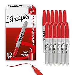 Sharpie Permanent Markers Set Fine Tip Markers