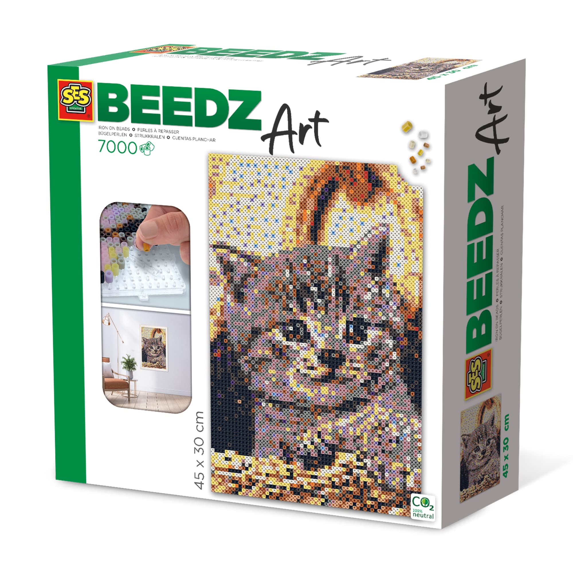 SES Creative 6006 Cat Fuse Beads, Mixed Colours