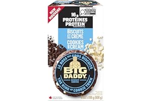 BIG DADDY® Cookies & Cream Protein Cookies, Box of 6 Cookies