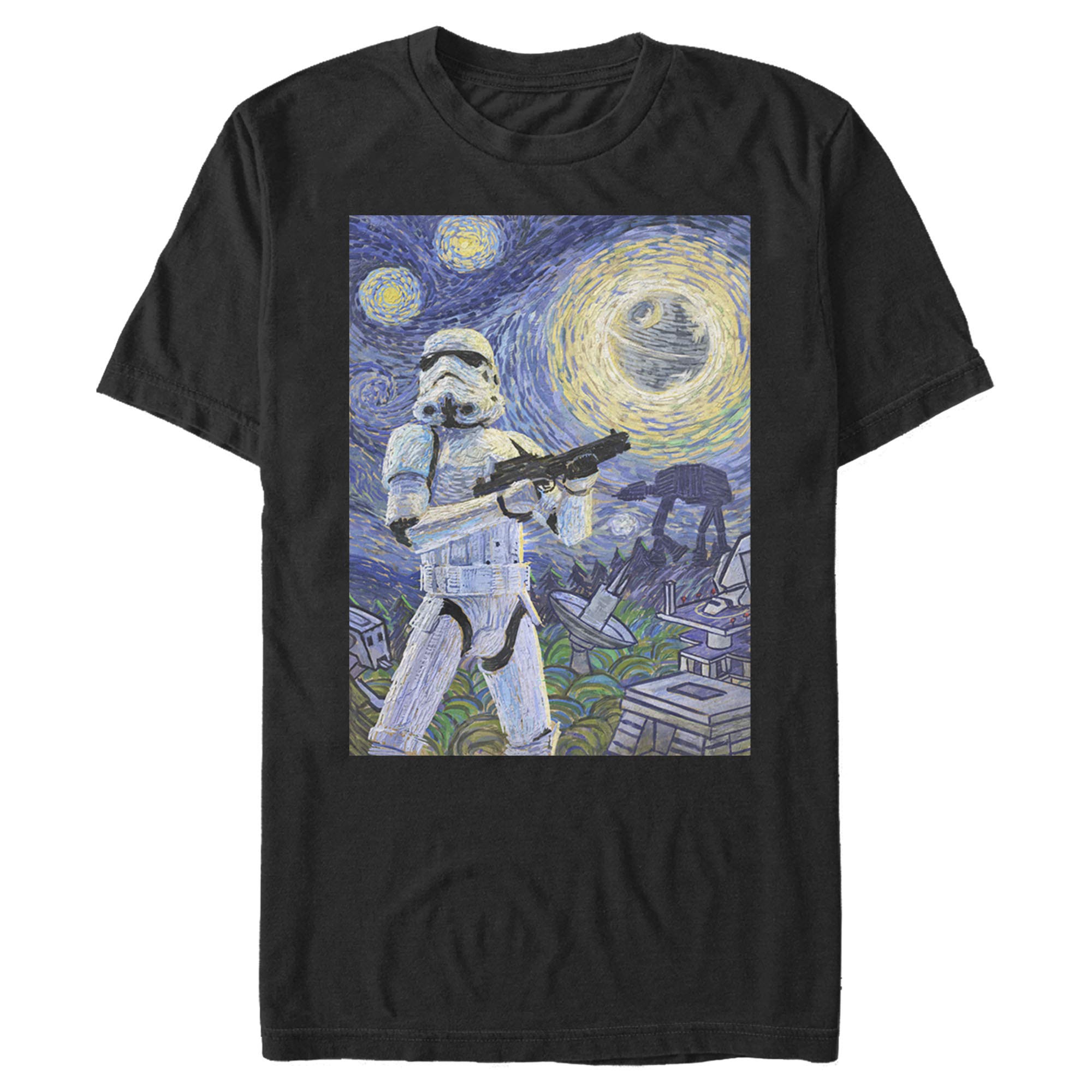 Photo 1 of Star Wars Men's Starry Night Stormtrooper T-Shirt, Black, xx-large