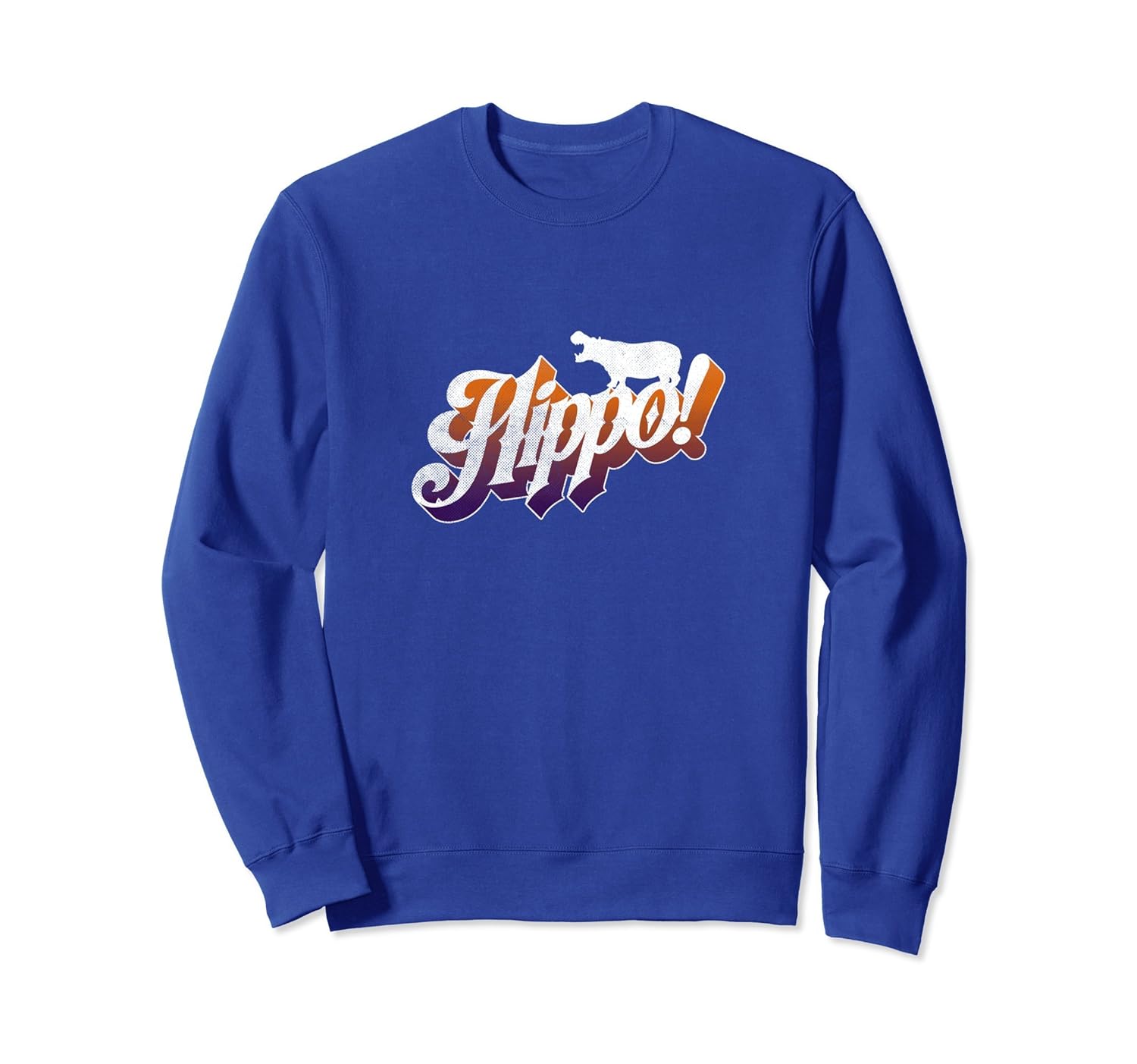 Hippo Hippopotamus Animal Mom and Dad Crewneck Wildlife-anz