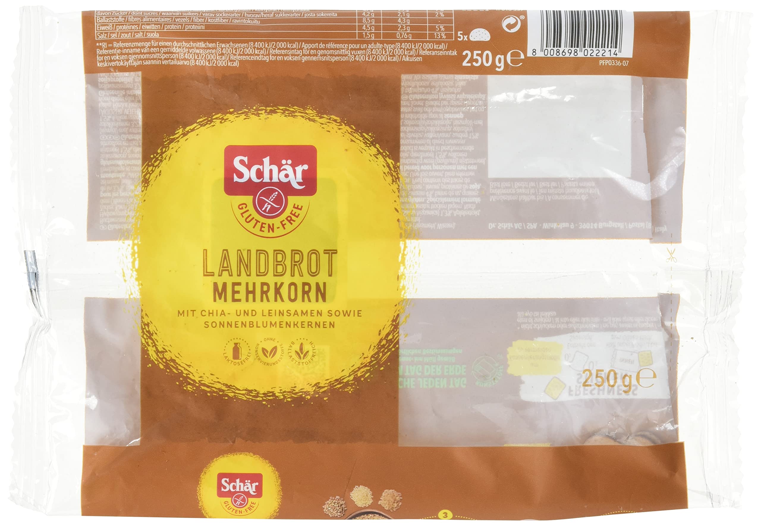 Schär Landbrot Mehrkorn glutenfrei, 250 g 4