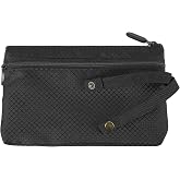 Travel Wallet with Hidden Safe Pocket, Passport Wallet with Metal Snap Button for Cash, Credit Cards and Travel Documents, Money Belt for Travel Women and Men Hidden