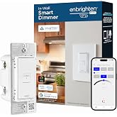 Enbrighten Pro Smart Dimmer Light Switch, Matter, MyBright | In-Wall Timer, Easy Install Line/Load Swapping, Single-Pole or 3-Way, Neutral Required, Works with Alexa, Google Home