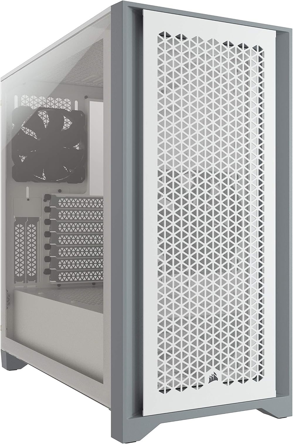 Corsair 4000D Airflow White Mid-Tower Case with Two 120mm Fans