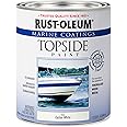 Rust-Oleum 207001 Marine Coatings Topside Paint, Quart, Oyster White 32 Fl Oz (Pack of 1)