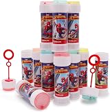 Toyland Spider-Man Bubbles Pack 12 with Wands 60ml Each Novelty Maze Lid view 7