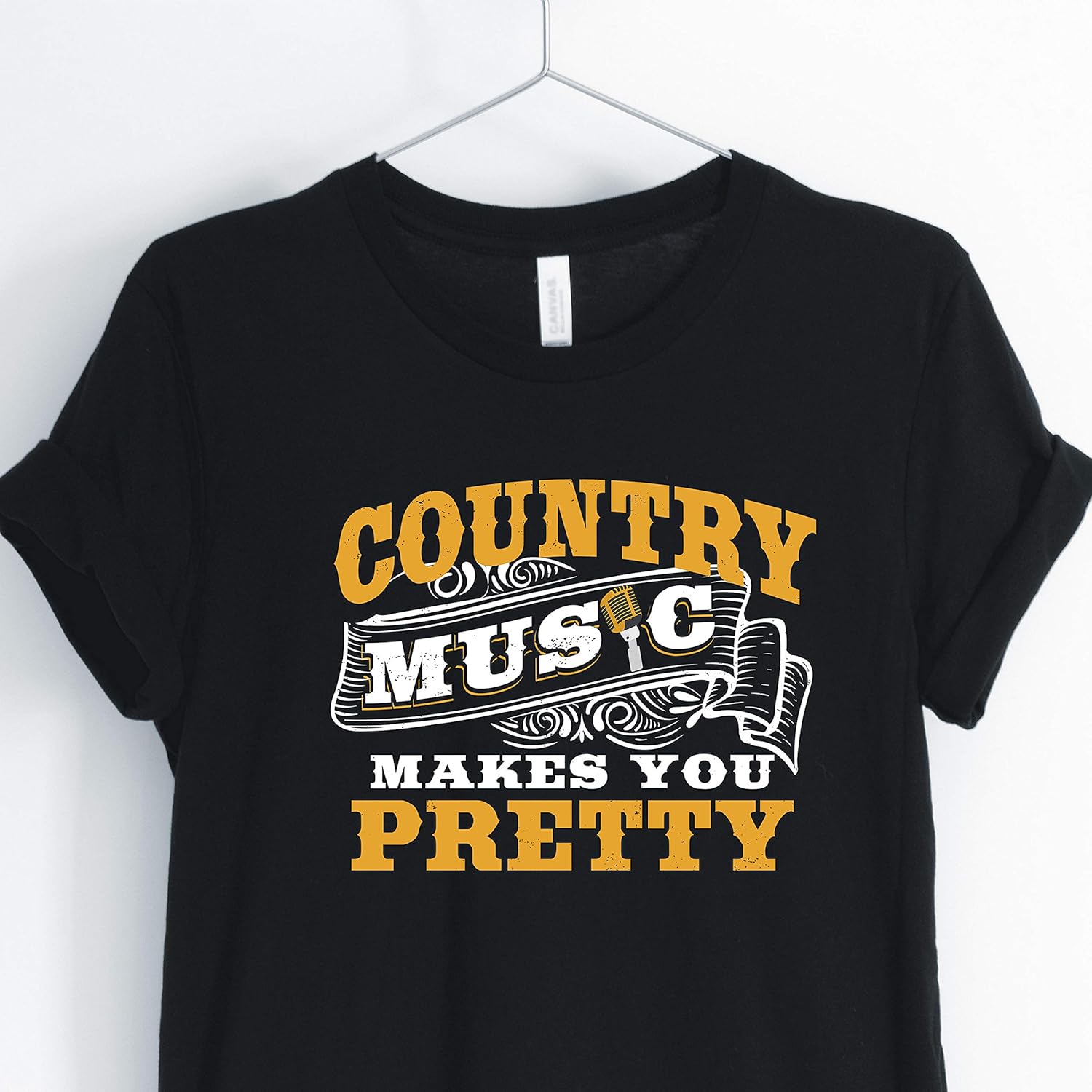 Country Music Makes You Pretty T Shirt Gift For Funny Tee Kitilan