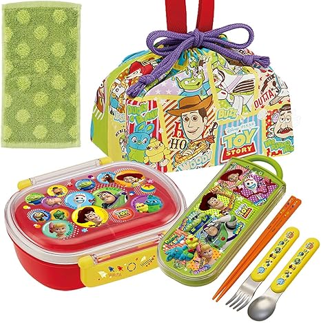 Amazon スケーター ハーフタオル付 トイストーリー お弁当箱 中子付 トリオ巾着セット 弁当箱 オンライン通販